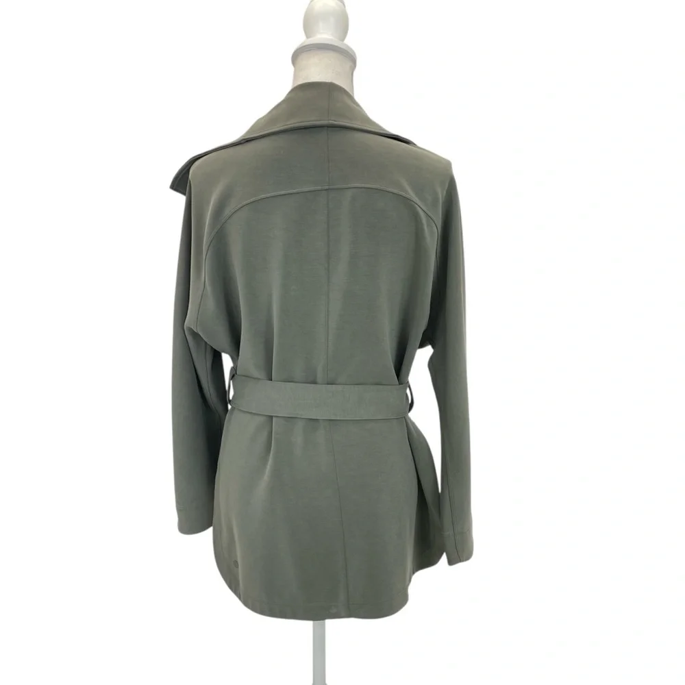Lululemon Softstreme Belted Wrap Jacket Grey Sage XS/S - Picture 9 of 16